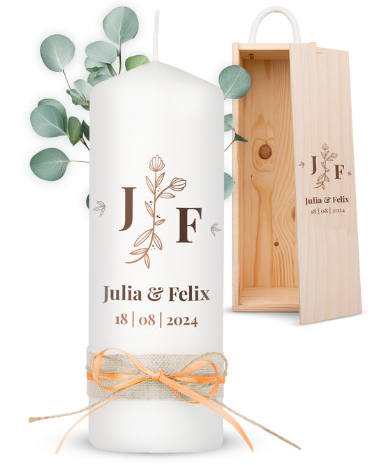 Hochzeitskerze | Brown