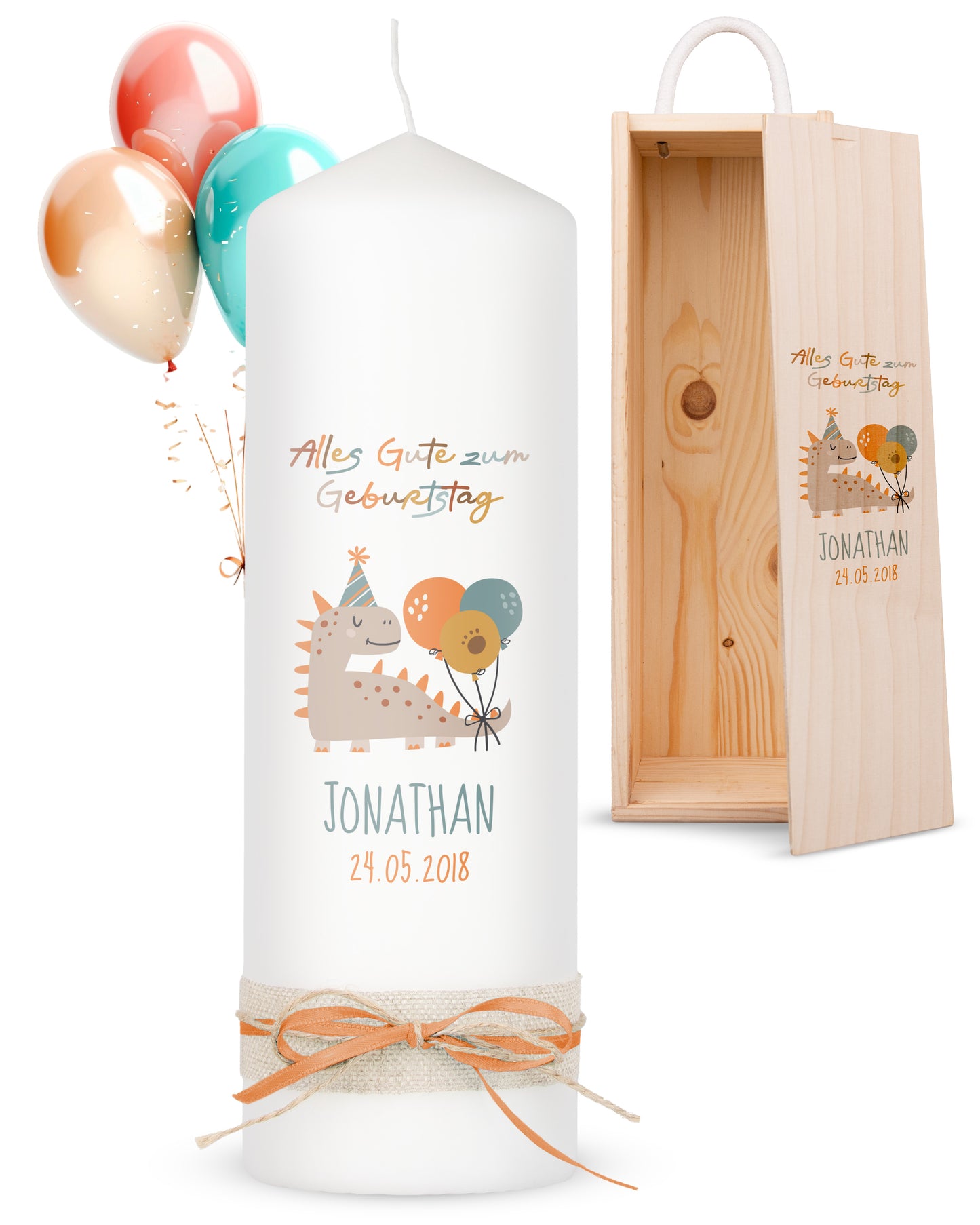 Geburtstagskerze | Dino