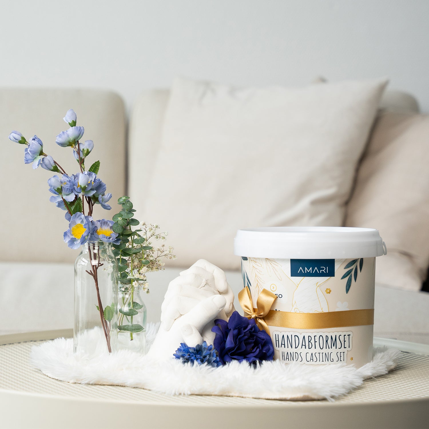 AMARI Handabformset floral für Erwachsene