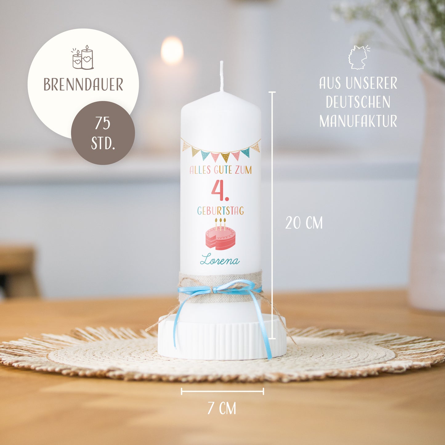 Geburtstagskerze | Torte
