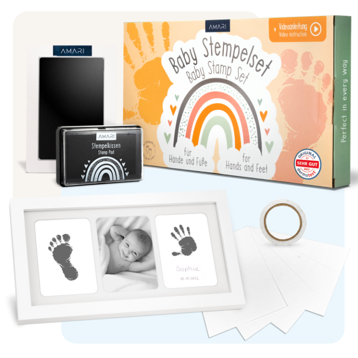 Baby Stempelkissen Set