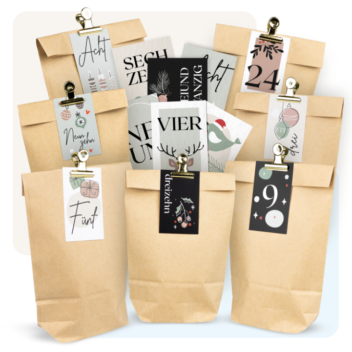 Adventskalender-Set | 13 verschiedene Varianten