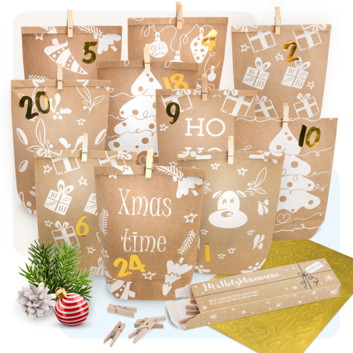 Adventskalender-Set | 13 verschiedene Varianten