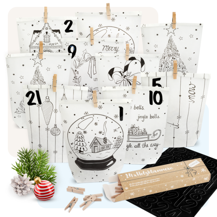 Adventskalender-Set | 13 verschiedene Varianten