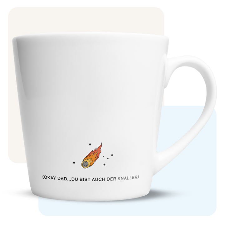 Papa Tasse "Die besten Kinder der Welt ..." | Weltkugel (002)