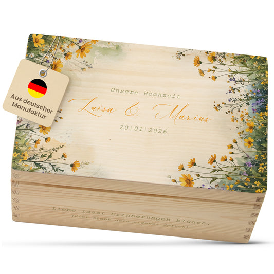 Erinnerungskiste Hochzeit | Wildblume
