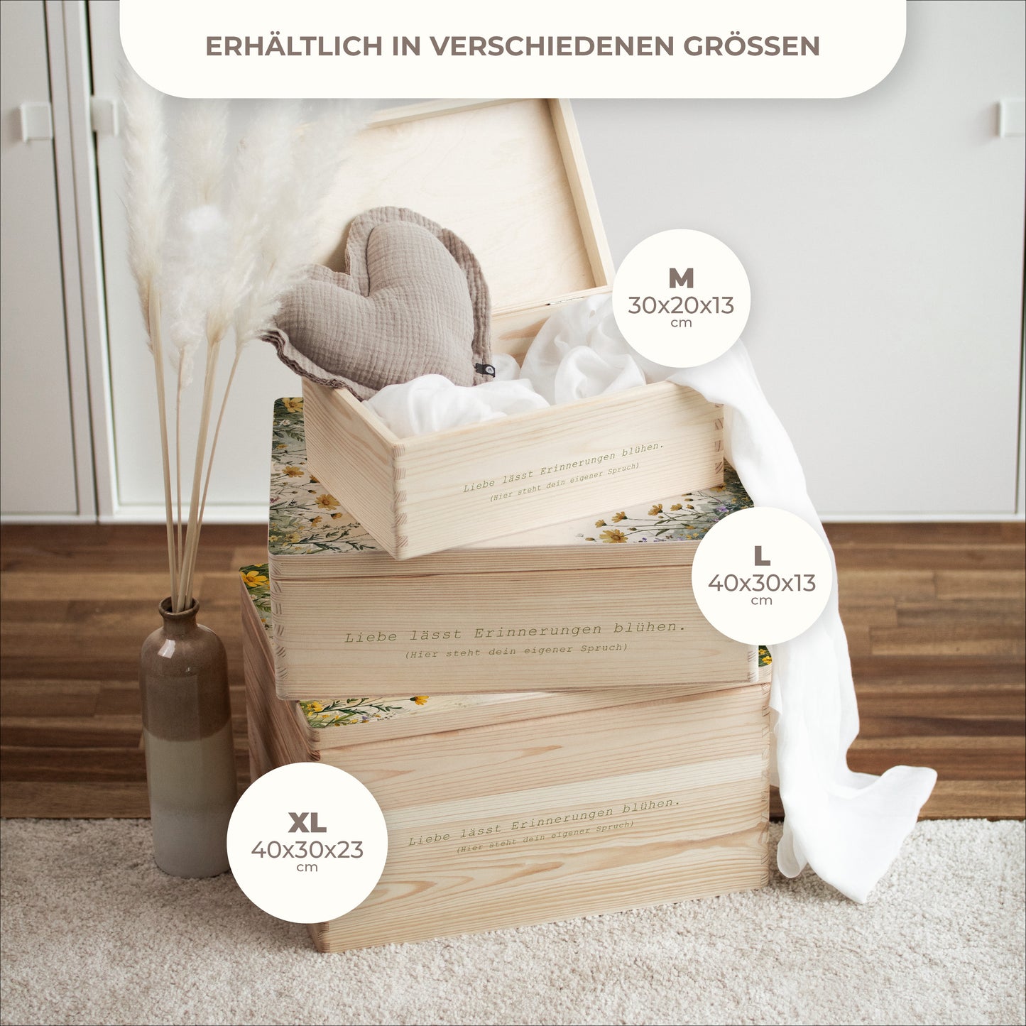 Erinnerungskiste Hochzeit | Wildblume