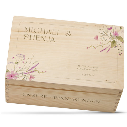 Erinnerungskiste Hochzeit | Zartrosa