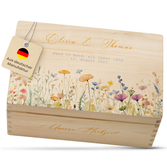Erinnerungskiste Hochzeit | Blumenwiese