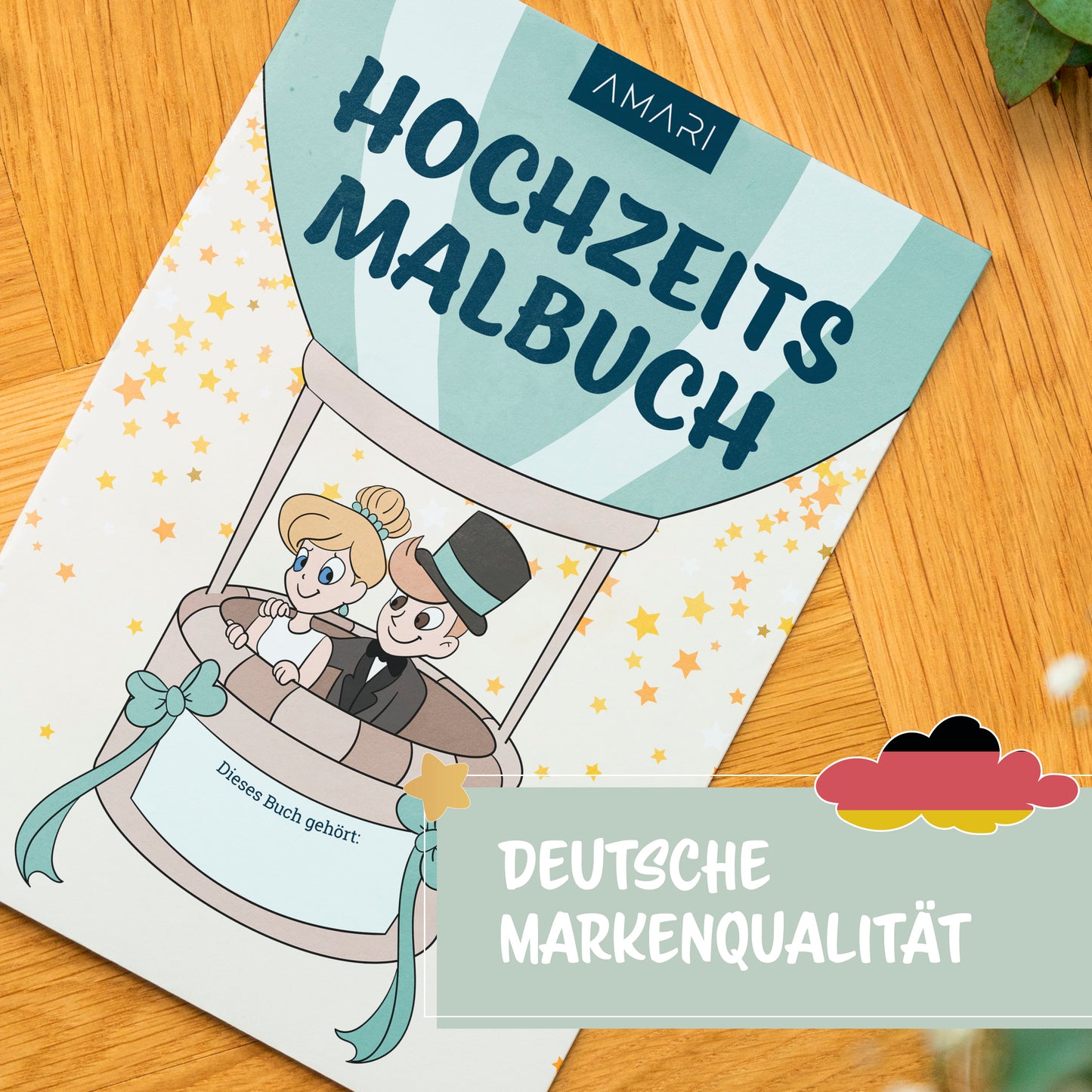 Malbuch für Hochzeiten | 10er Set