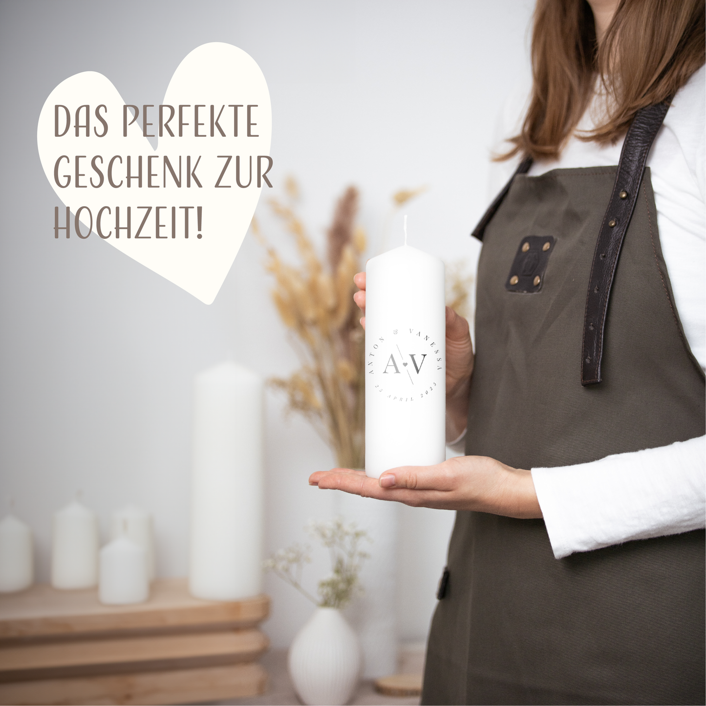 Hochzeitskerze | Minimalistic