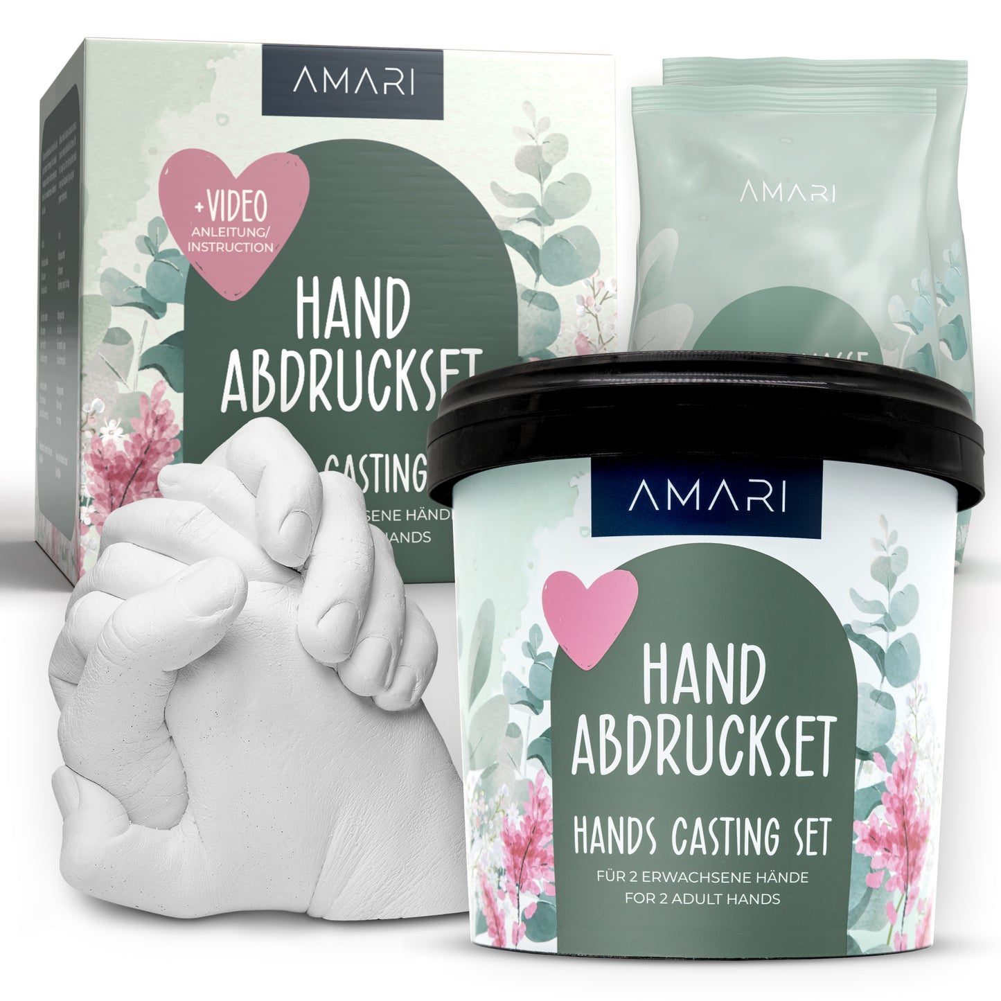 Handabdruck Set | Eukalyptus