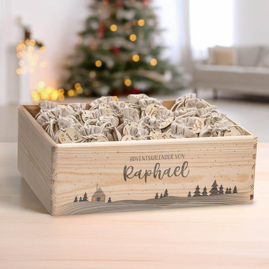 Amari ® Personalisierte Adventskiste | 008.01.02 Winterwelt