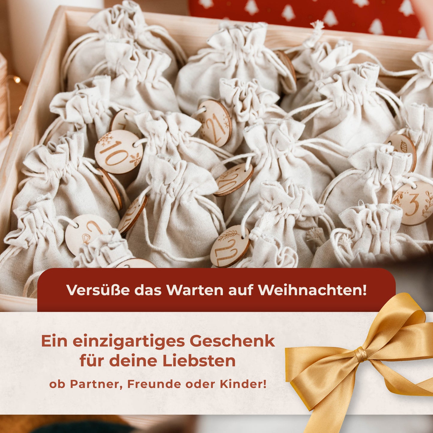 Amari ® Personalisierte Adventskiste | Bär Weihnachten 008.02.10