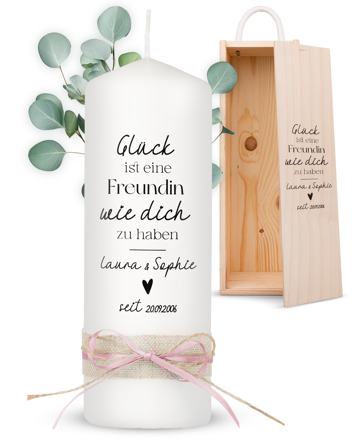 Beste Freundin Kerze | Freundschaftslicht