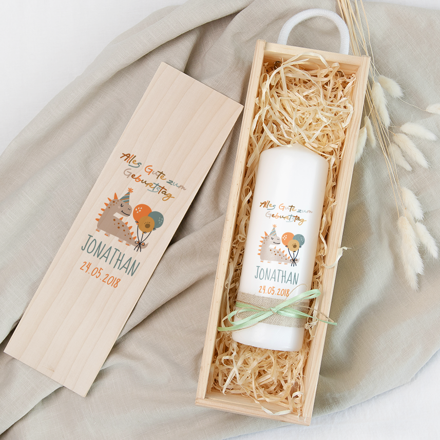 Geburtstagskerze | Dino