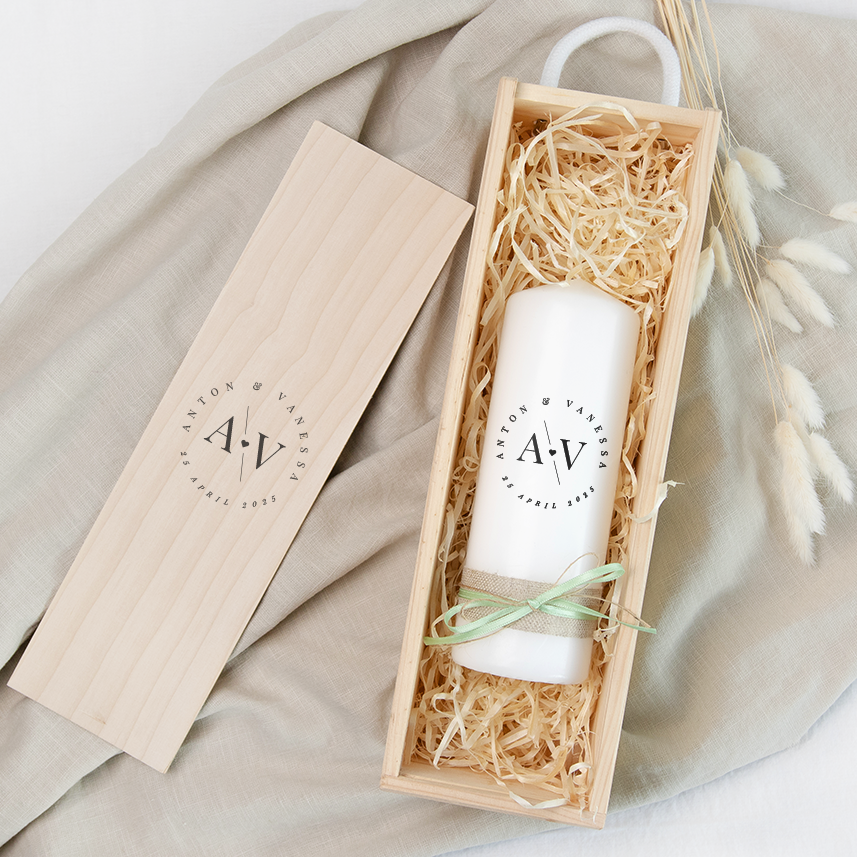 Hochzeitskerze | Minimalistic