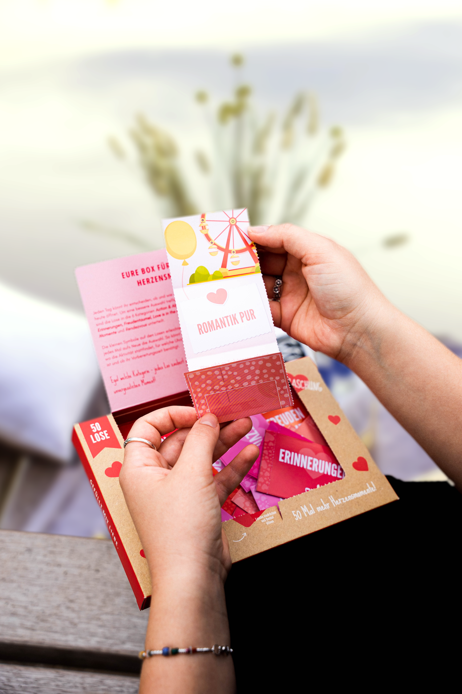 AMARI® Losbox für Paare, Einzigartige Lose