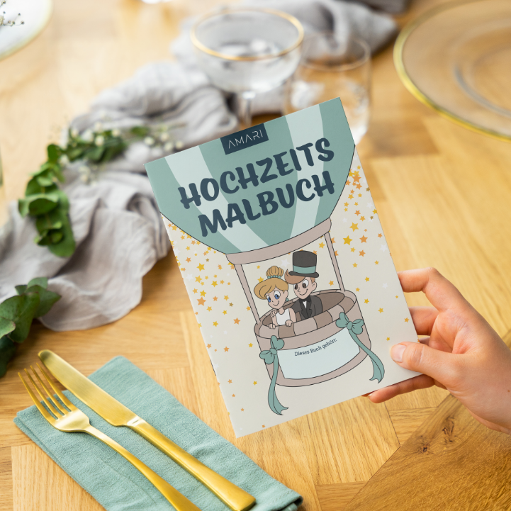 Malbuch für Hochzeiten | 10er Set