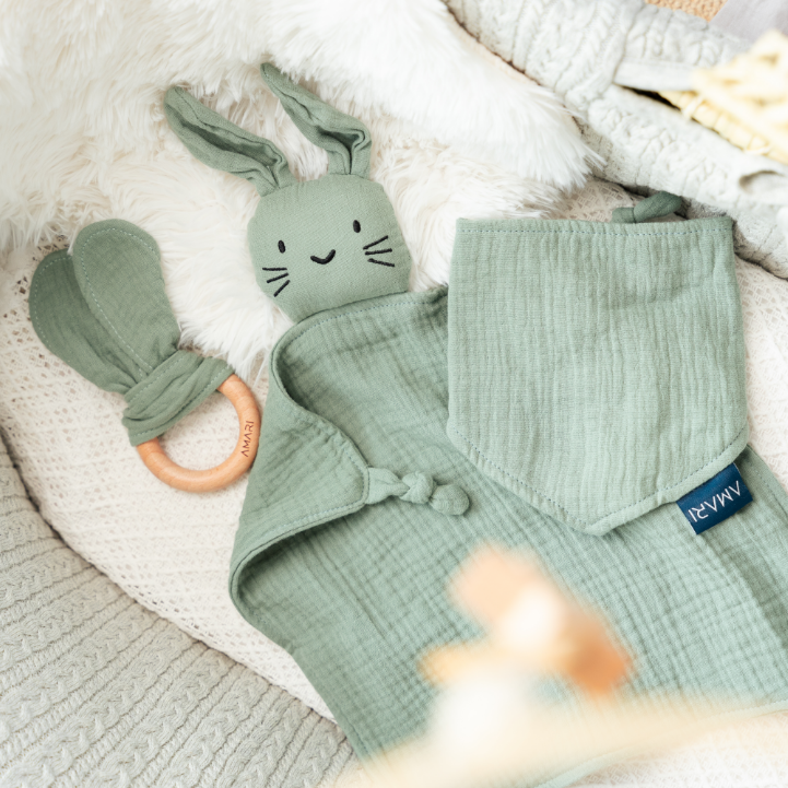 AMARI Schmuseset für Babys Mit Hase