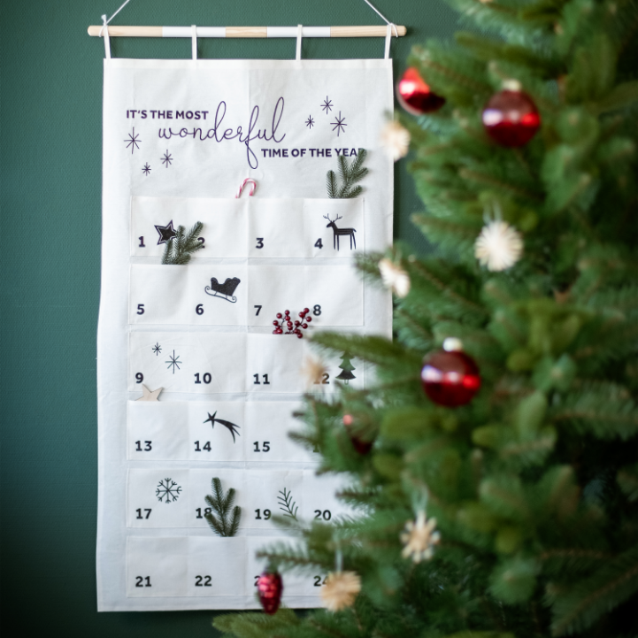 Adventskalender | Wandkalender aus Stoff