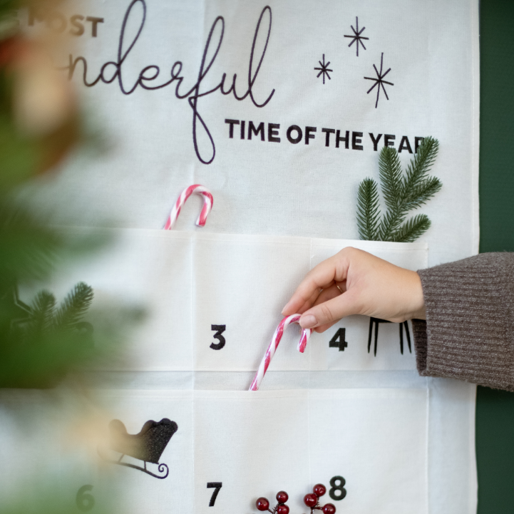 Adventskalender | Wandkalender aus Stoff