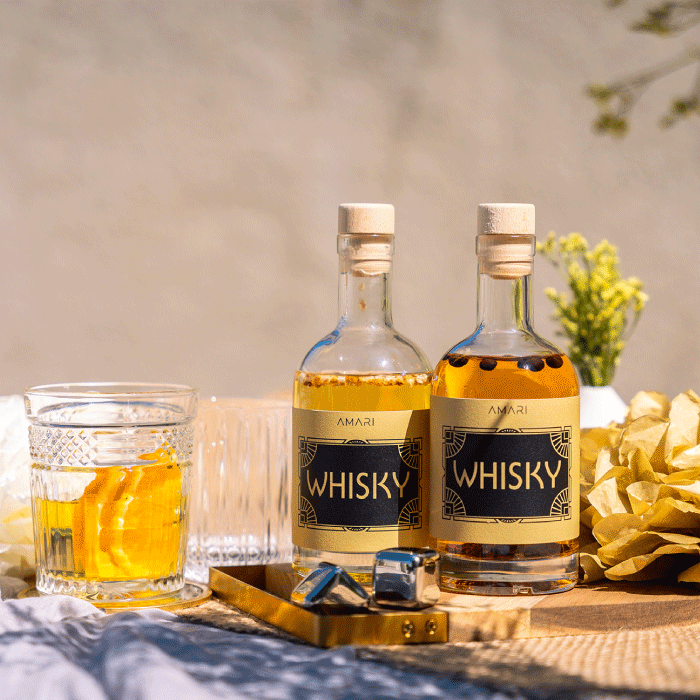 AMARI DIY Whisky Set, Whisky selbst herstellen, Geschenkidee, Whisky Infusion