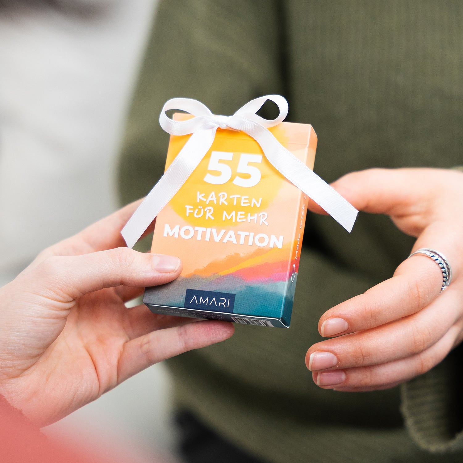 AMARI Karten für Motivation Geschenk mit Add-On