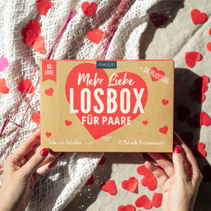 AMARI Mehr Liebe Losbox für Paare