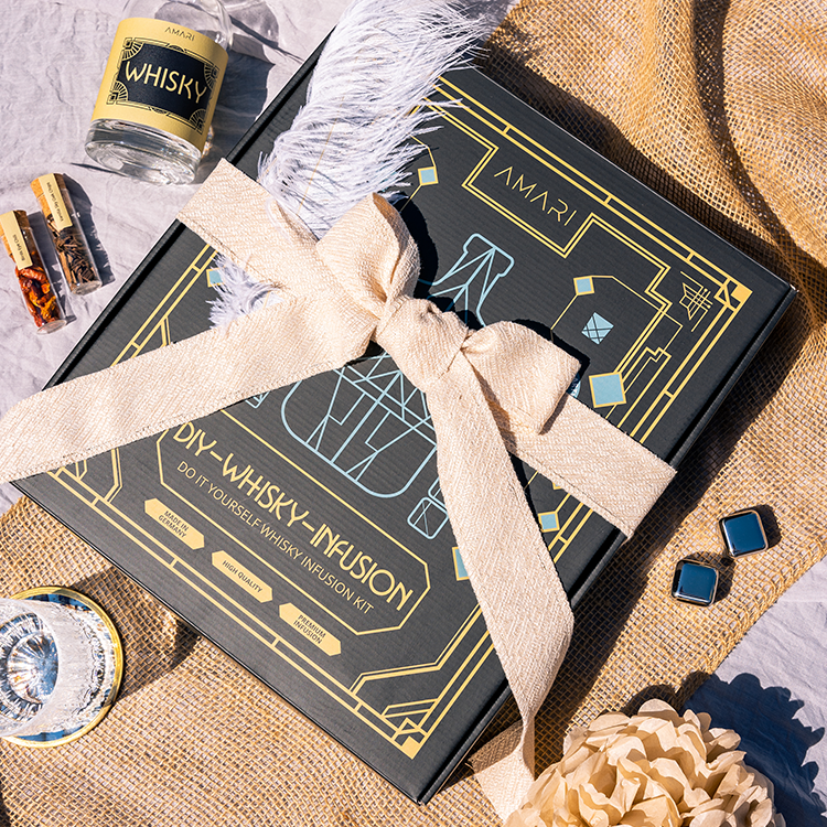 AMARI DIY Whisky Set zum selber machen - Komplettes Set, perfekt als Geschenk