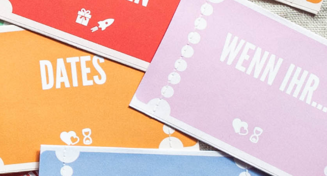 AMARI® Gutschein Losbox für Paare, einzigartige Lose