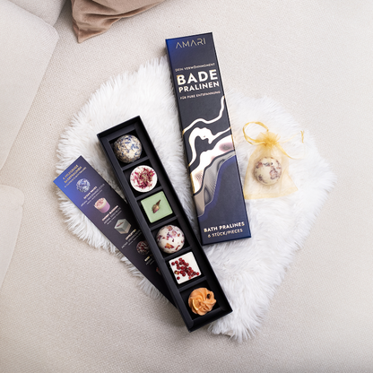 AMARI® Badepralinen - 6 pflegende Badepralinen 