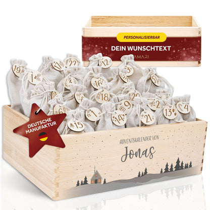 Amari ® Personalisierte Adventskiste | 008.01.02 Winterwelt