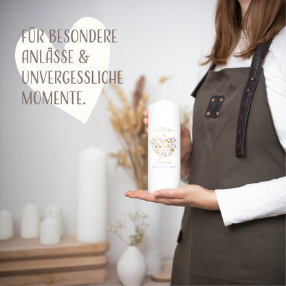 Kerze zur Geburt | It's a Girl