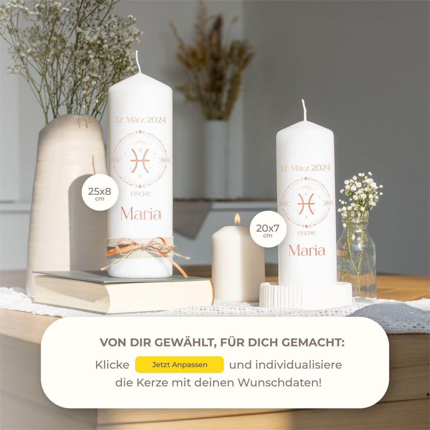 Sternzeichen Kerze