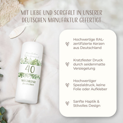 Geburtstagskerze | Happy Birthday