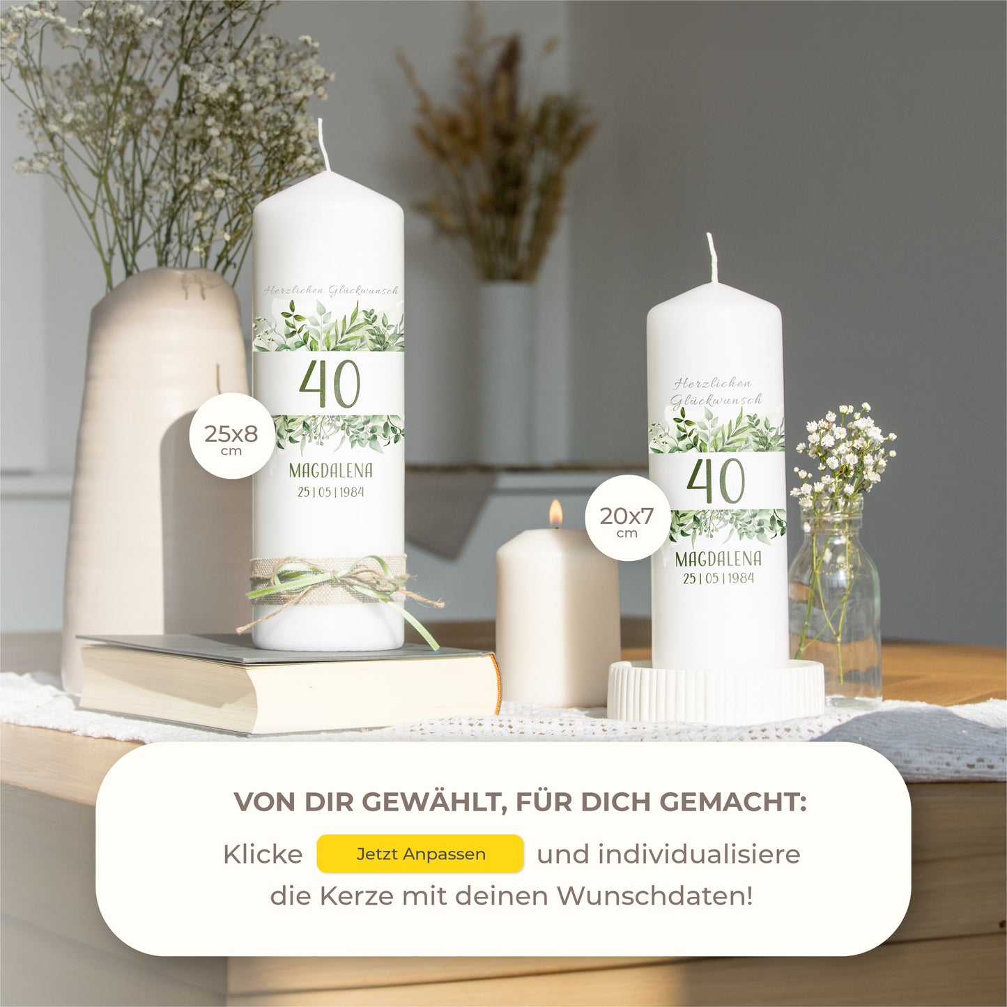 Geburtstagskerze | Happy Birthday