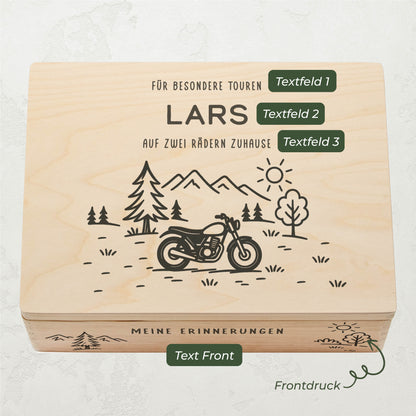 Amari ® Holzkiste Hobby | Motorrad (020.01.06)