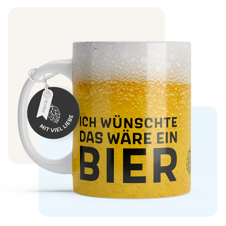 Tasse "Ich wünschte das wäre ein Bier" (013)