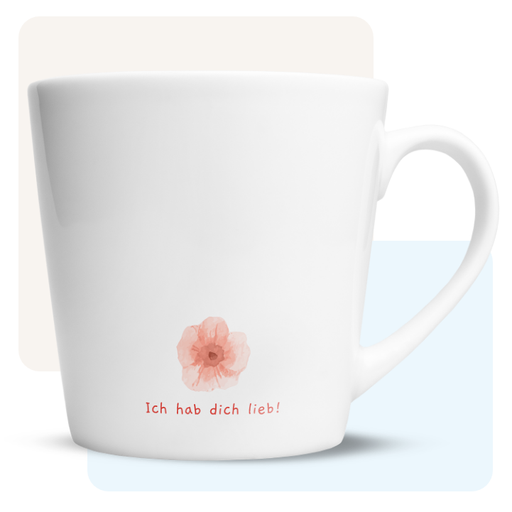 Tasse "Mama du bist toll!" | Blumendesign (001)