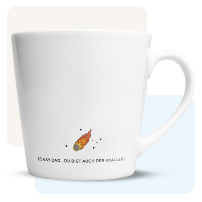 Papa Tasse "Die besten Kinder der Welt ..." | Weltkugel (002)