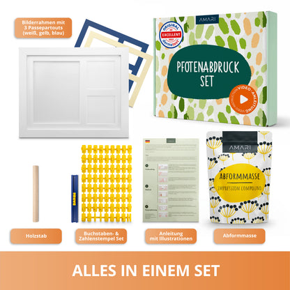 Gipsabdruck Set Pfote