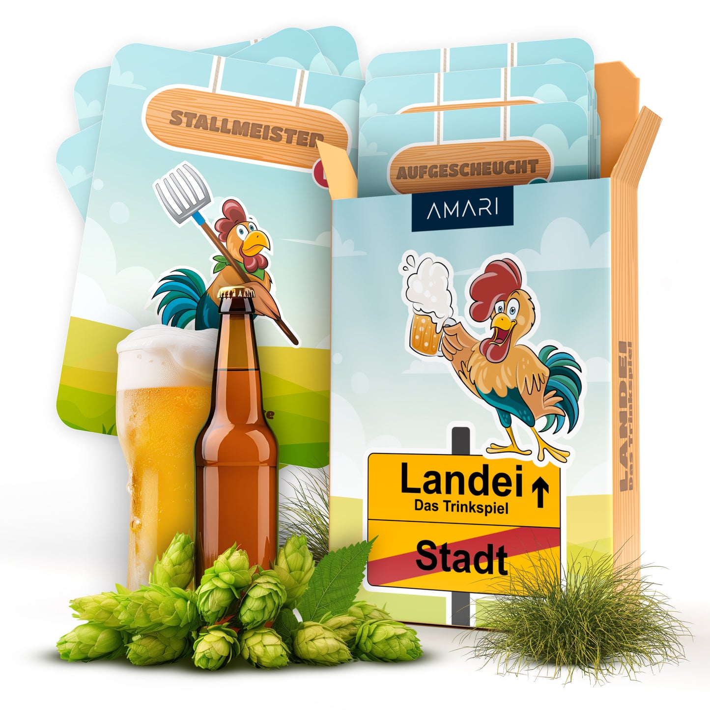 Trinkspiel "Landei" | Das ultimative Partyspiel