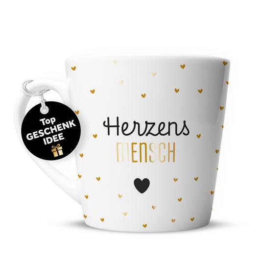 Tasse "Herzensmensch" | Goldene Details (021)