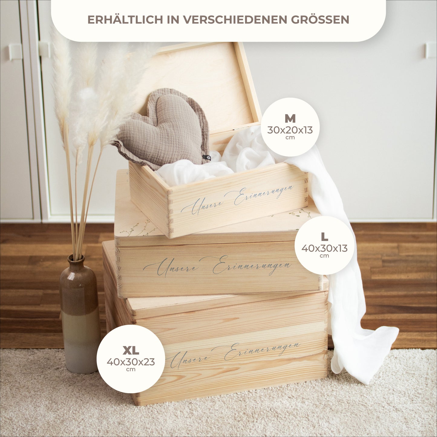 Erinnerungskiste Hochzeit | Vergissmeinnicht