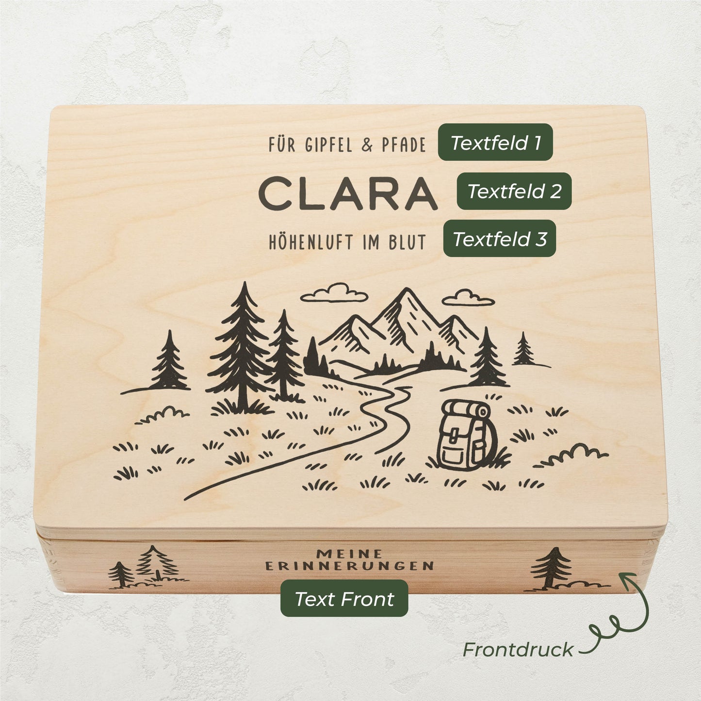 Amari ® Holzkiste Hobby | Wandern (020.01.07)