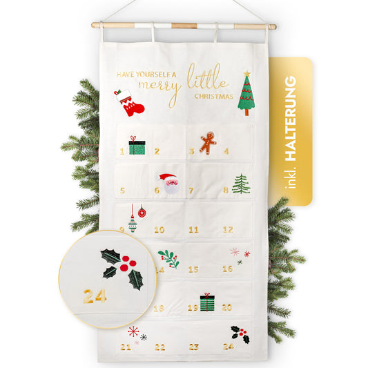 Adventskalender | Wandkalender aus Stoff