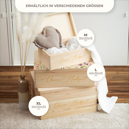 Erinnerungskiste Hochzeit | Blumenwiese