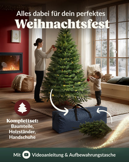 christbaum aus handschuhen Naturgetreuer Künstlicher Weihnachtsbaum