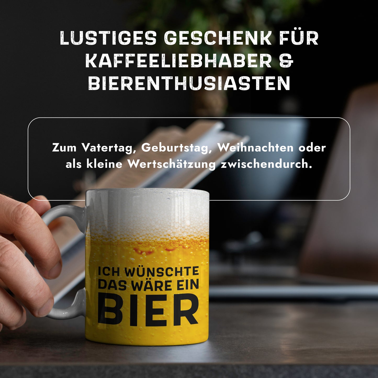 Tasse "Ich wünschte das wäre ein Bier" (013)